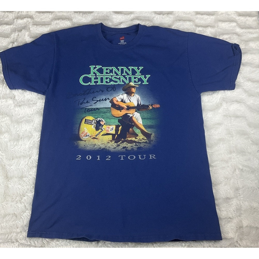 Kenny Chesney 2012 Brothers Of The Summer Men's Medium Concert Tour Tee Shirt